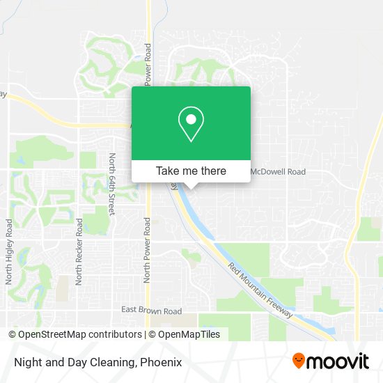 Night and Day Cleaning map