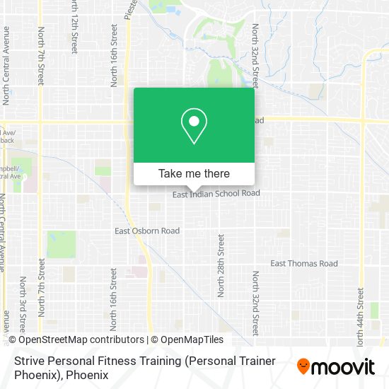Strive Personal Fitness Training (Personal Trainer Phoenix) map