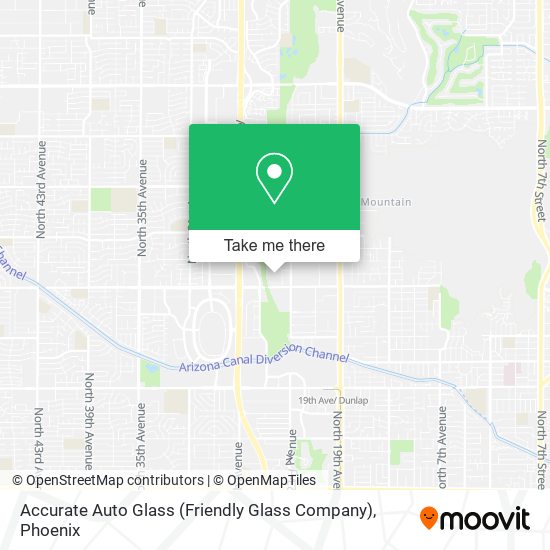 Accurate Auto Glass (Friendly Glass Company) map