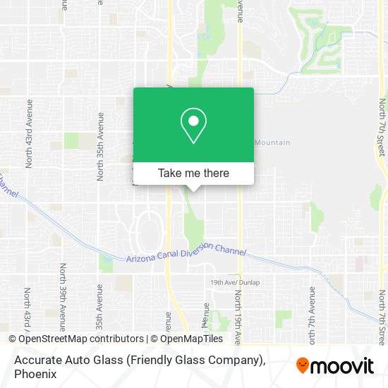 Mapa de Accurate Auto Glass (Friendly Glass Company)