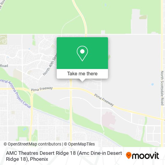 AMC Theatres Desert Ridge 18 (Amc Dine-in Desert Ridge 18) map