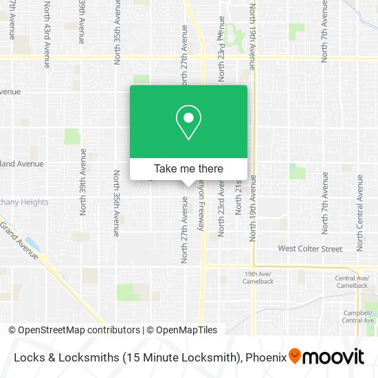 Mapa de Locks & Locksmiths (15 Minute Locksmith)