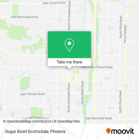 Mapa de Sugar Bowl Scottsdale