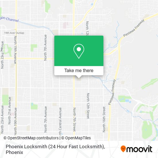 Mapa de Phoenix Locksmith (24 Hour Fast Locksmith)