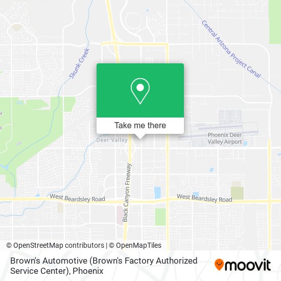 Mapa de Brown's Automotive (Brown's Factory Authorized Service Center)