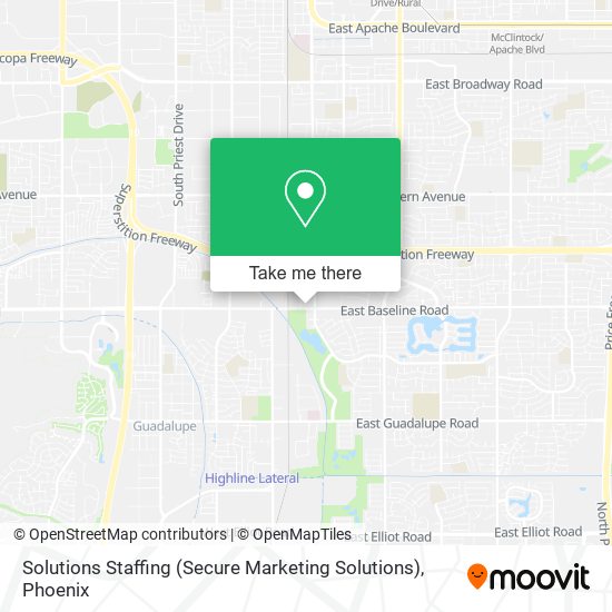 Mapa de Solutions Staffing (Secure Marketing Solutions)