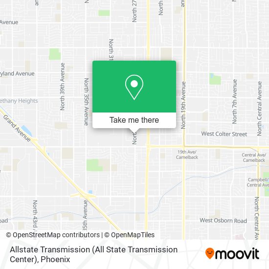 Allstate Transmission (All State Transmission Center) map