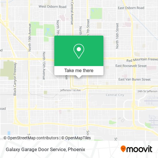 Mapa de Galaxy Garage Door Service