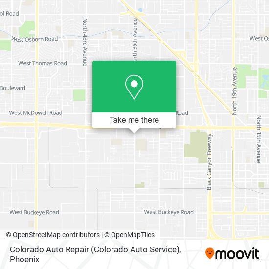 Mapa de Colorado Auto Repair (Colorado Auto Service)