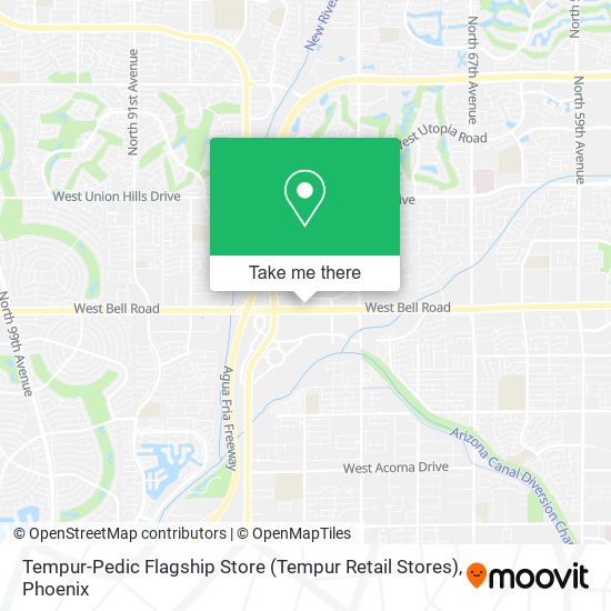 Tempur-Pedic Flagship Store (Tempur Retail Stores) map