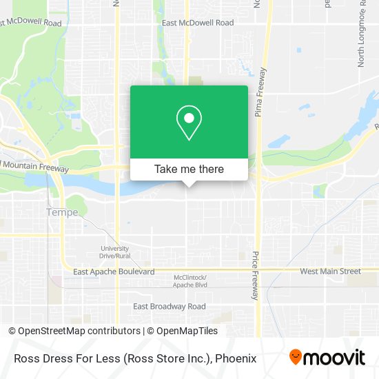 Mapa de Ross Dress For Less (Ross Store Inc.)