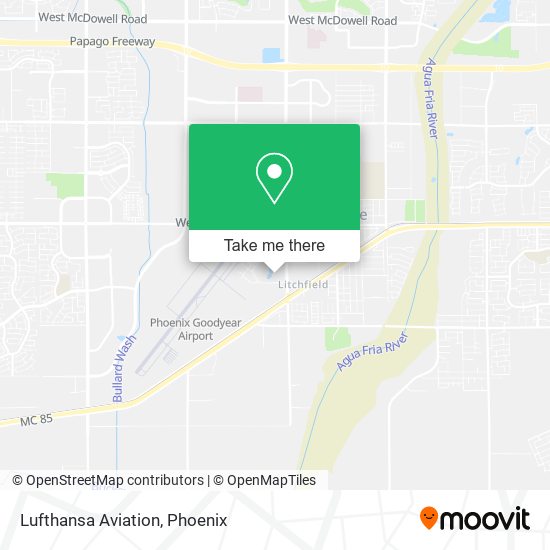 Mapa de Lufthansa Aviation