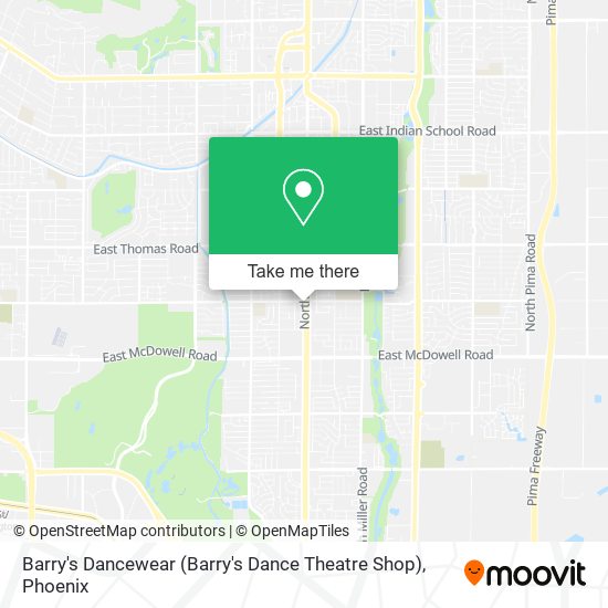 Mapa de Barry's Dancewear (Barry's Dance Theatre Shop)