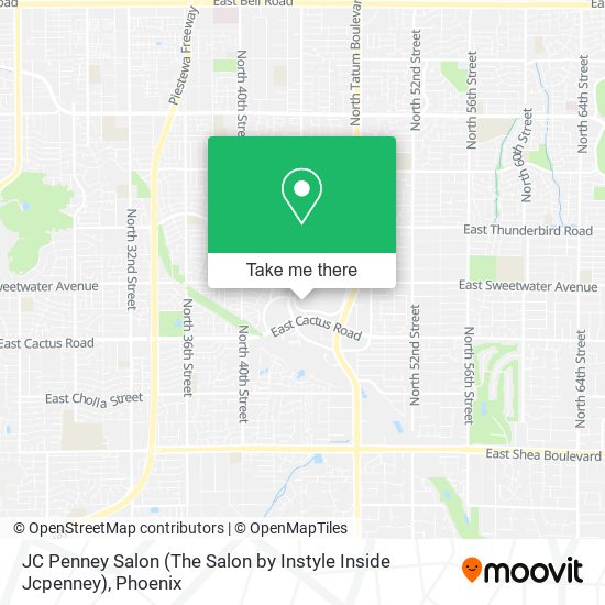 JC Penney Salon (The Salon by Instyle Inside Jcpenney) map