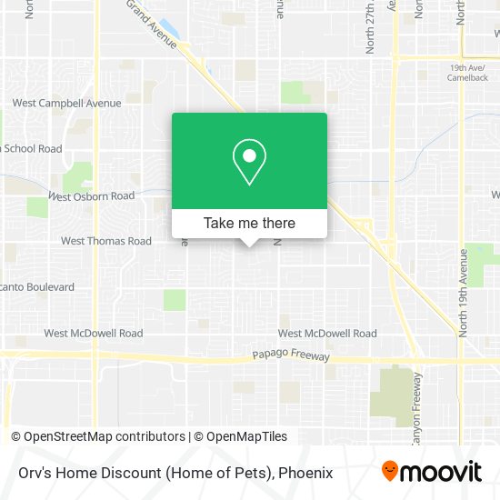 Mapa de Orv's Home Discount (Home of Pets)