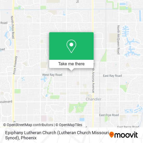 Mapa de Epiphany Lutheran Church (Lutheran Church Missouri Synod)
