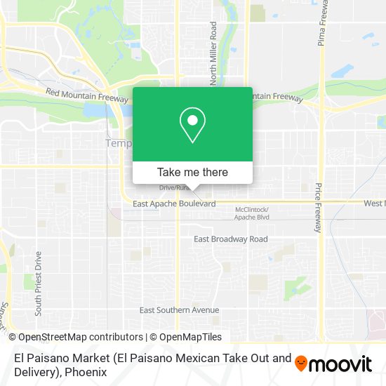 El Paisano Market (El Paisano Mexican Take Out and Delivery) map