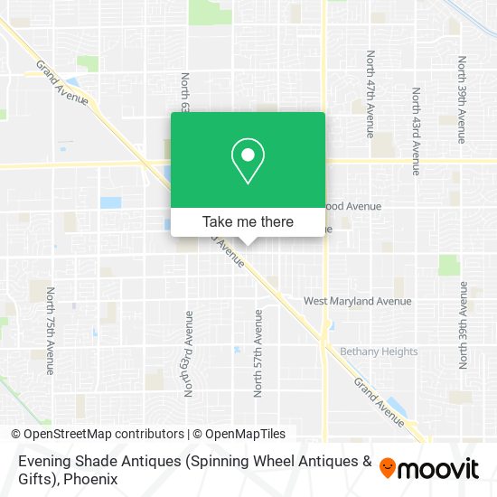 Evening Shade Antiques (Spinning Wheel Antiques & Gifts) map