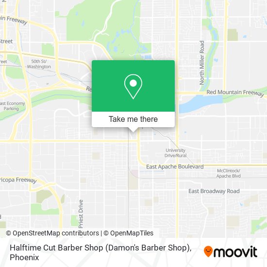 Mapa de Halftime Cut Barber Shop (Damon's Barber Shop)