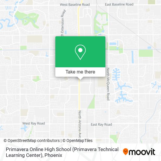 Primavera Online High School (Primavera Technical Learning Center) map