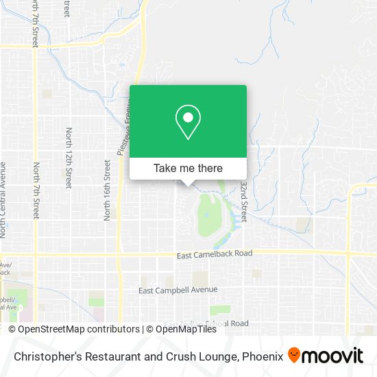 Christopher's Restaurant and Crush Lounge map