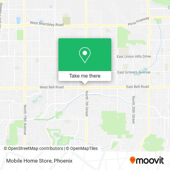 Mobile Home Store map