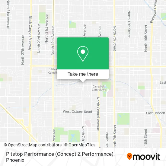 Mapa de Pitstop Performance (Concept Z Performance)