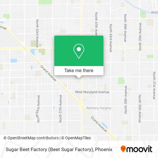 Sugar Beet Factory map