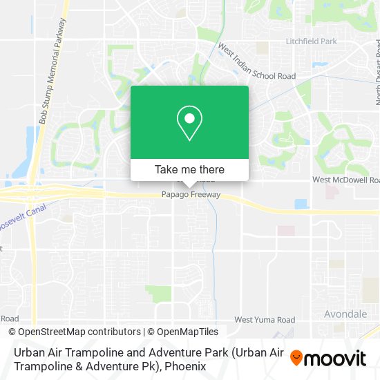Mapa de Urban Air Trampoline and Adventure Park (Urban Air Trampoline & Adventure Pk)