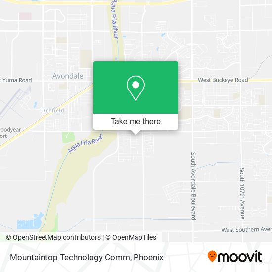 Mountaintop Technology Comm map