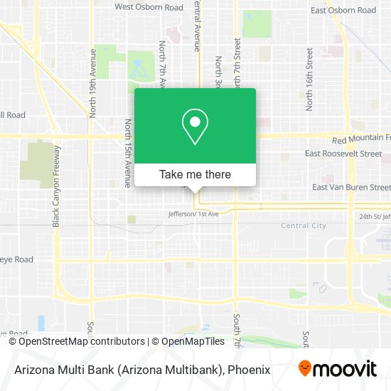 Mapa de Arizona Multi Bank (Arizona Multibank)