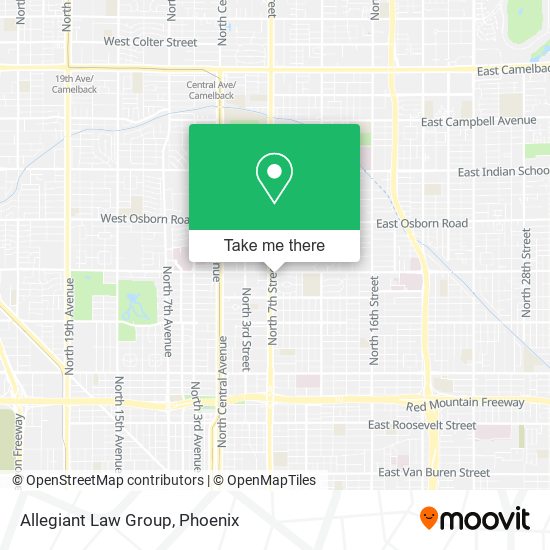 Allegiant Law Group map