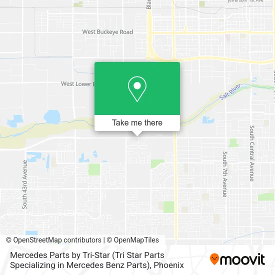 Mercedes Parts by Tri-Star (Tri Star Parts Specializing in Mercedes Benz Parts) map