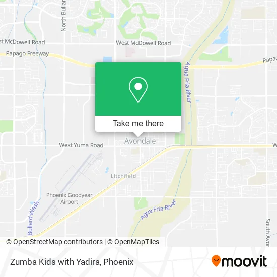 Zumba Kids with Yadira map