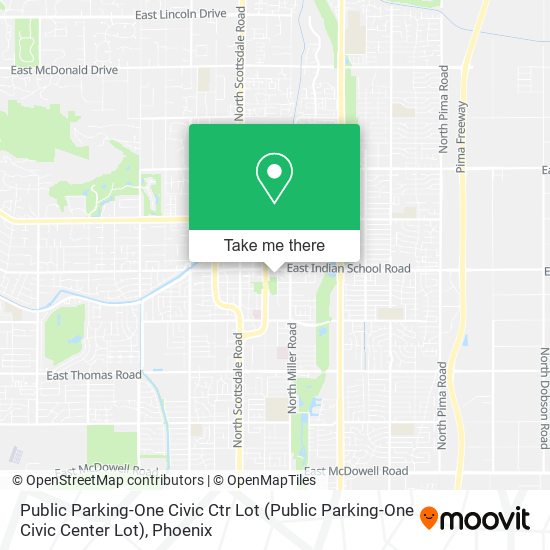 Mapa de Public Parking-One Civic Ctr Lot
