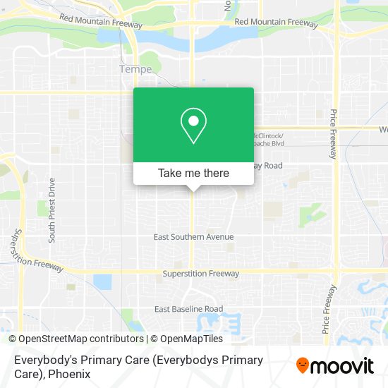 Everybody's Primary Care (Everybodys Primary Care) map