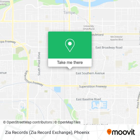 Zia Records (Zia Record Exchange) map