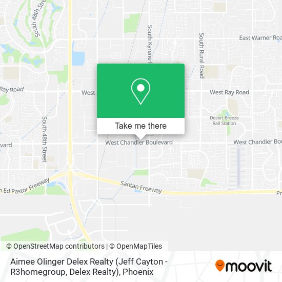 Aimee Olinger Delex Realty (Jeff Cayton - R3homegroup, Delex Realty) map