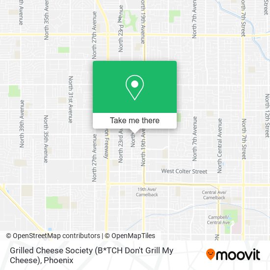 Grilled Cheese Society (B*TCH Don't Grill My Cheese) map