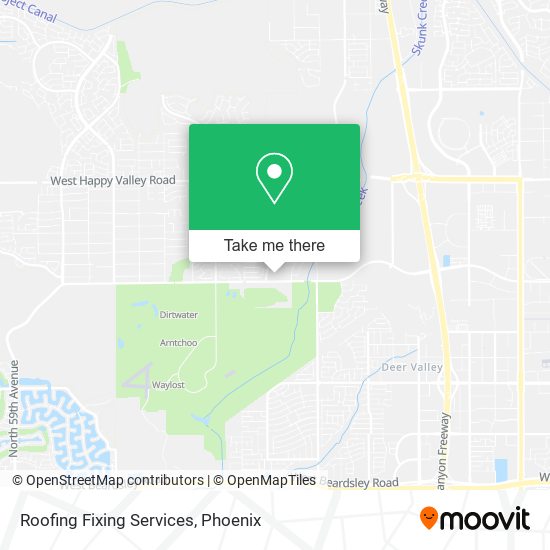 Roofing Fixing Services map