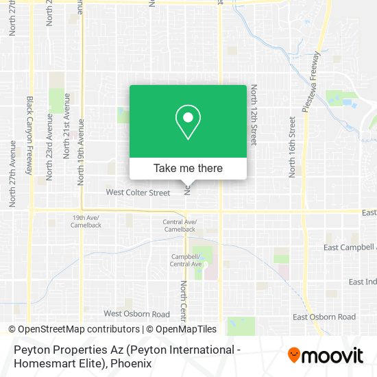 Mapa de Peyton Properties Az (Peyton International - Homesmart Elite)