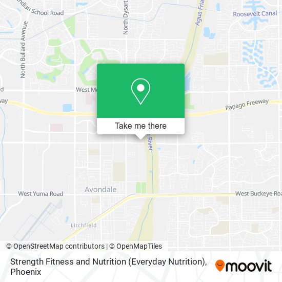 Mapa de Strength Fitness and Nutrition (Everyday Nutrition)