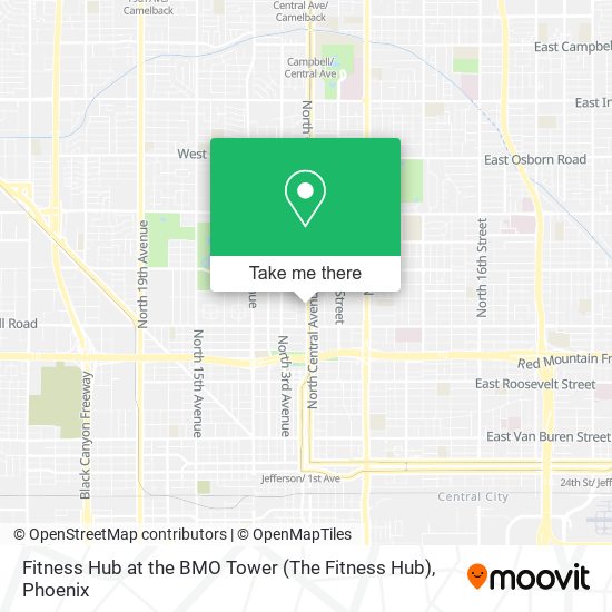 Mapa de Fitness Hub at the BMO Tower (The Fitness Hub)