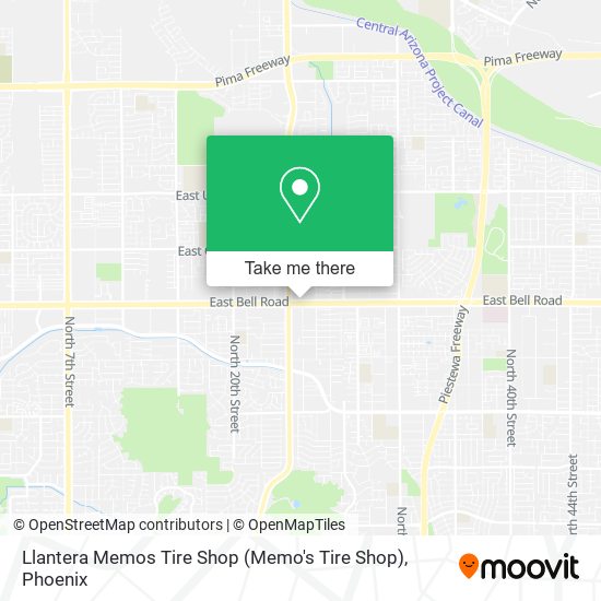 Llantera Memos Tire Shop (Memo's Tire Shop) map