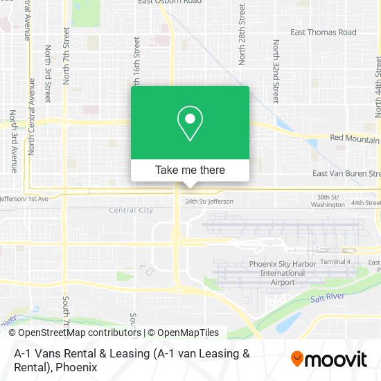 A-1 Vans Rental & Leasing map