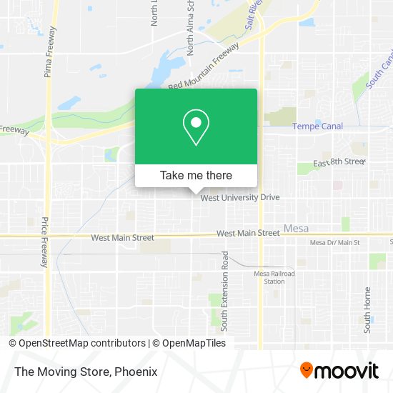 Mapa de The Moving Store
