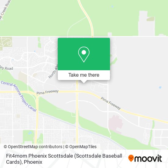 Fit4mom Phoenix Scottsdale (Scottsdale Baseball Cards) map