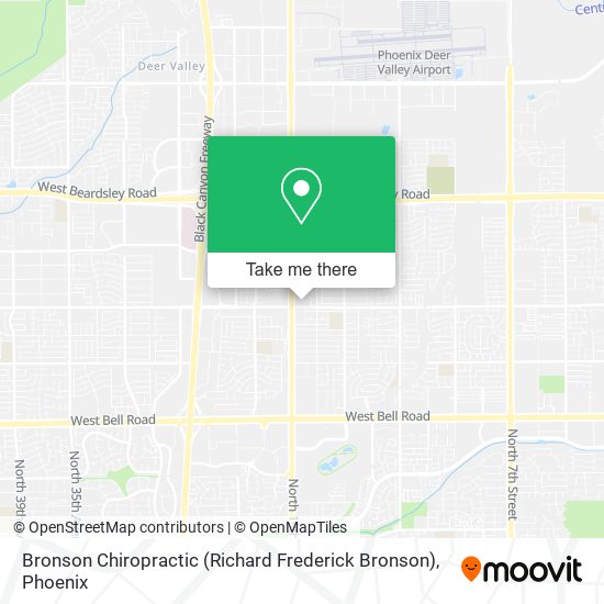 Bronson Chiropractic (Richard Frederick Bronson) map