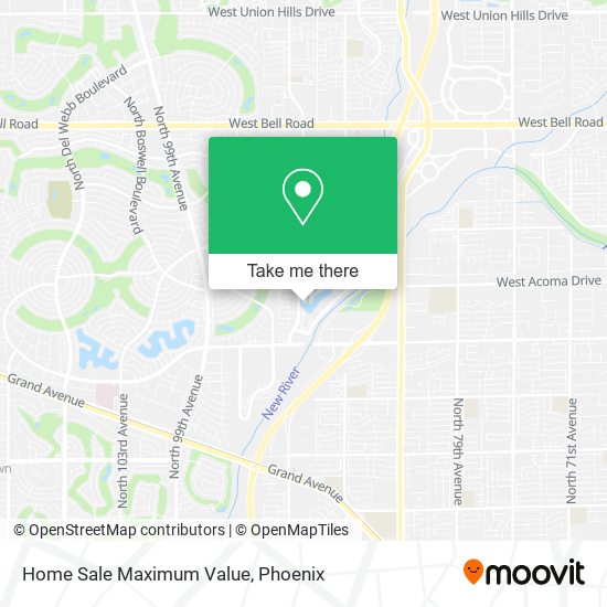 Mapa de Home Sale Maximum Value