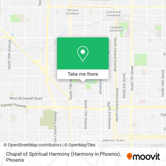 Chapel of Spiritual Harmony (Harmony in Phoenix) map